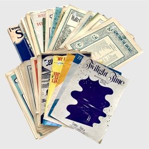 Vintage Piano Sheet Music Booklets - Lot of 50